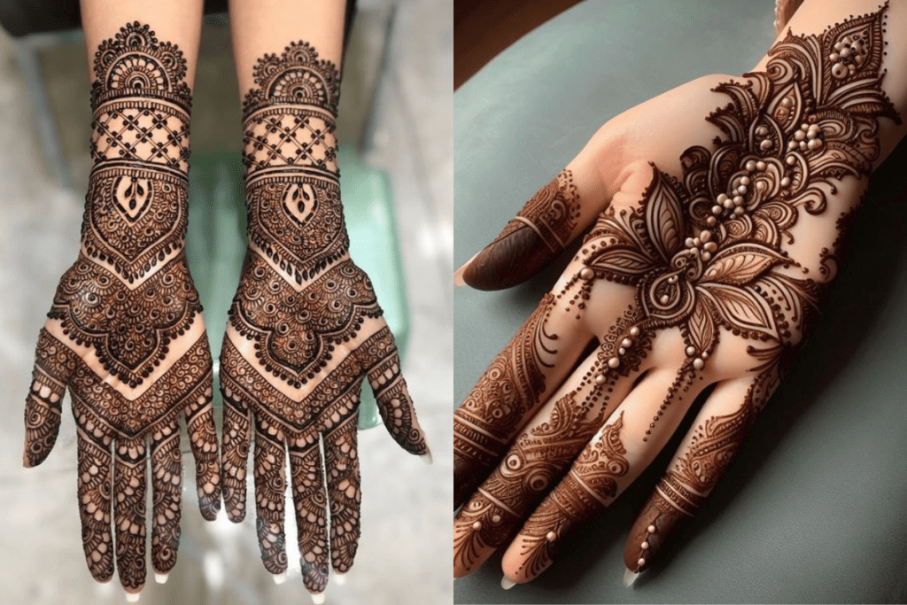 full hand mehndi design